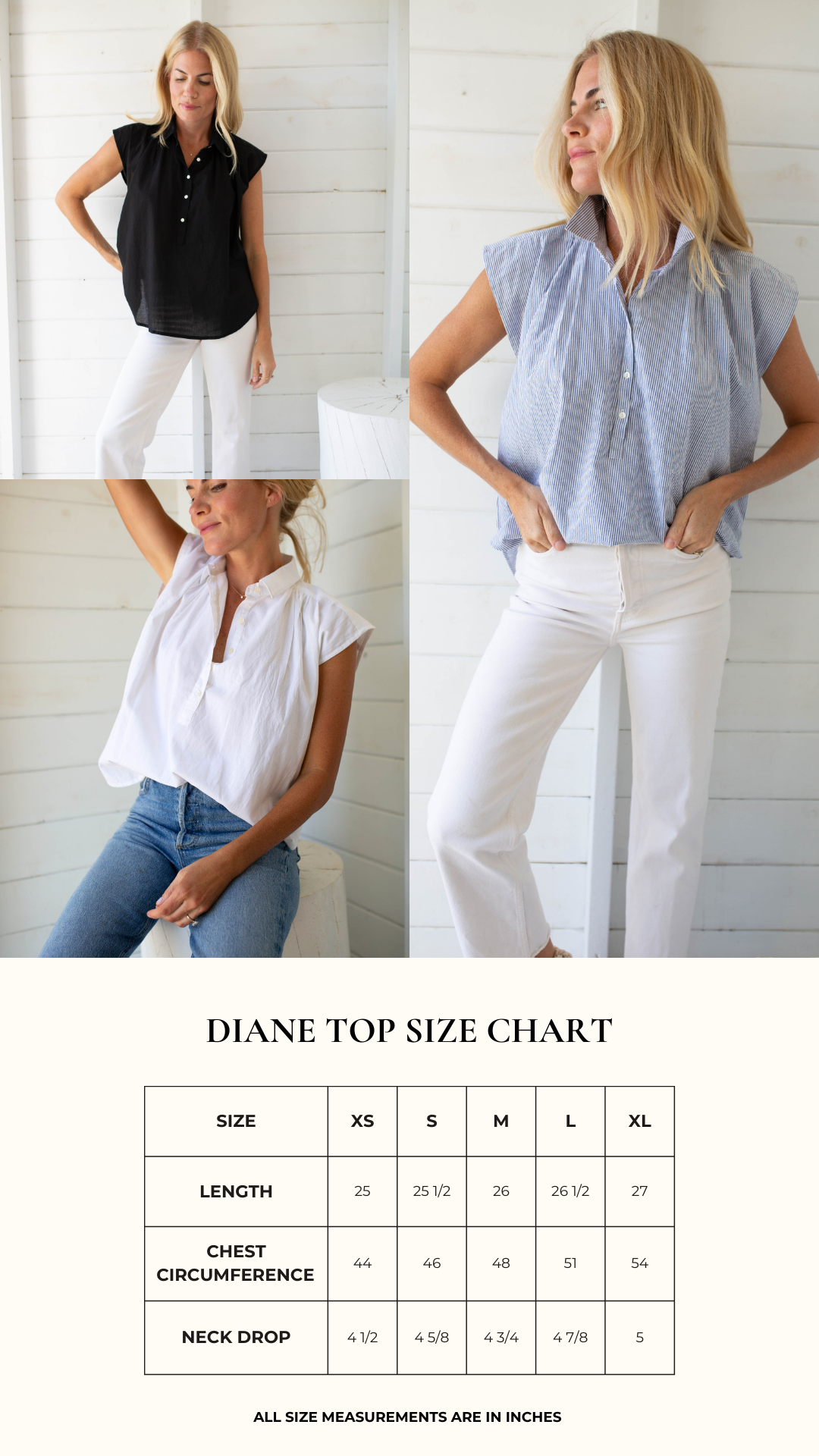 Diane Top - White