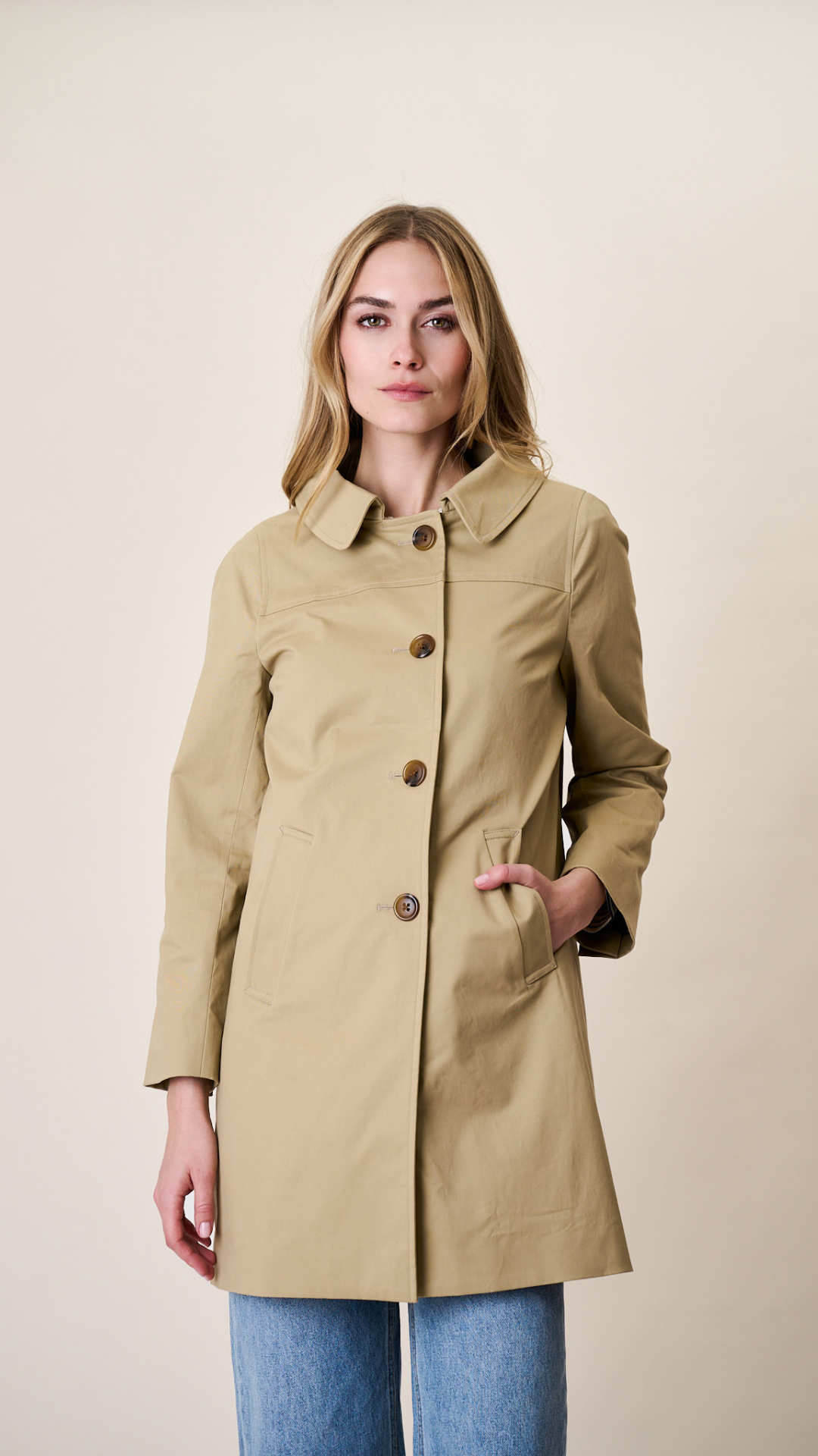 Marea Trench Coat - Khaki
