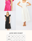 Jane Dress - White