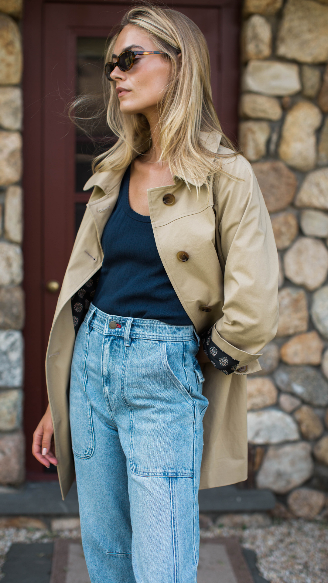 Marea Trench Coat - Khaki
