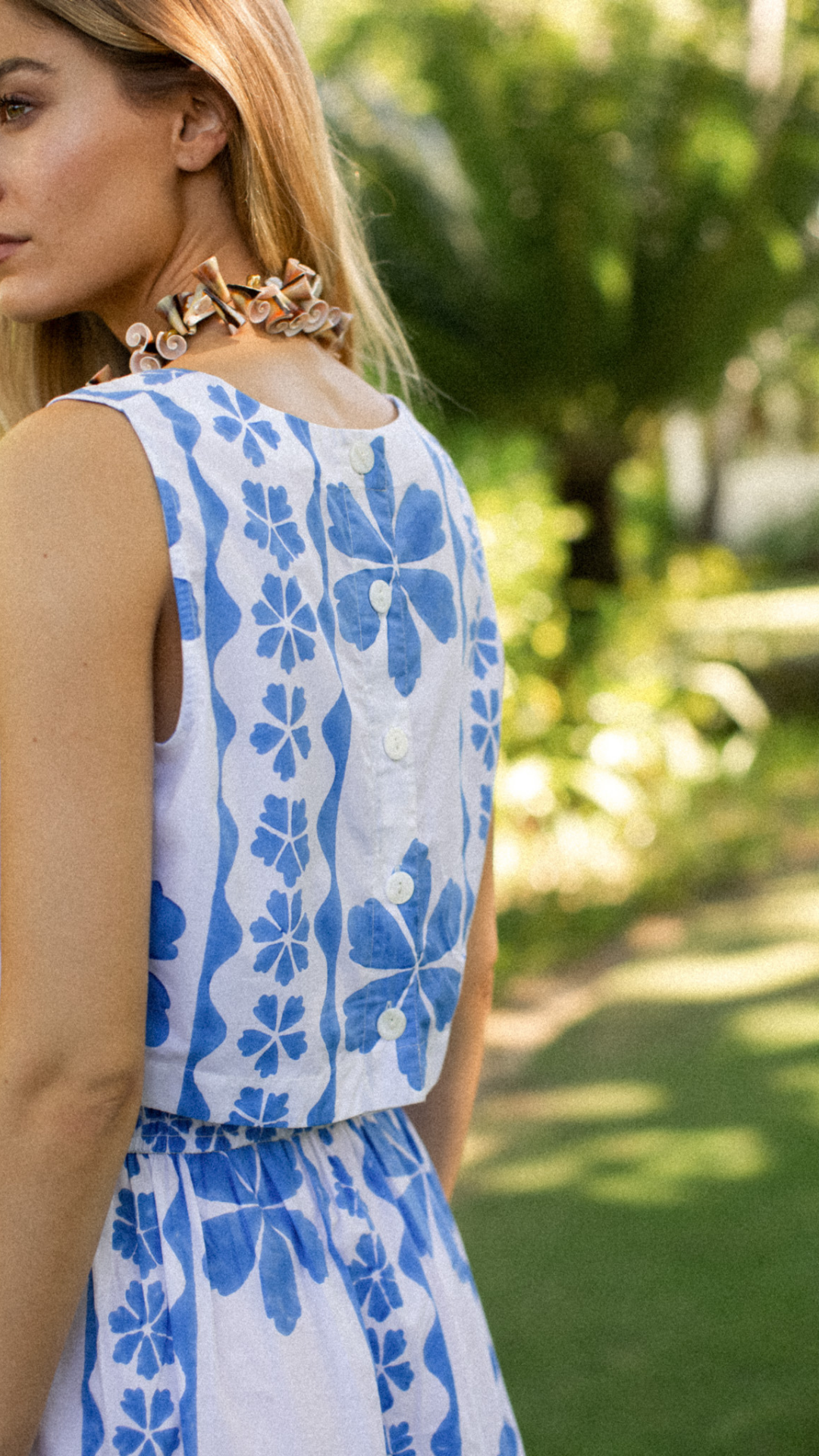 Carsyn Skirt - Sea Dahlia