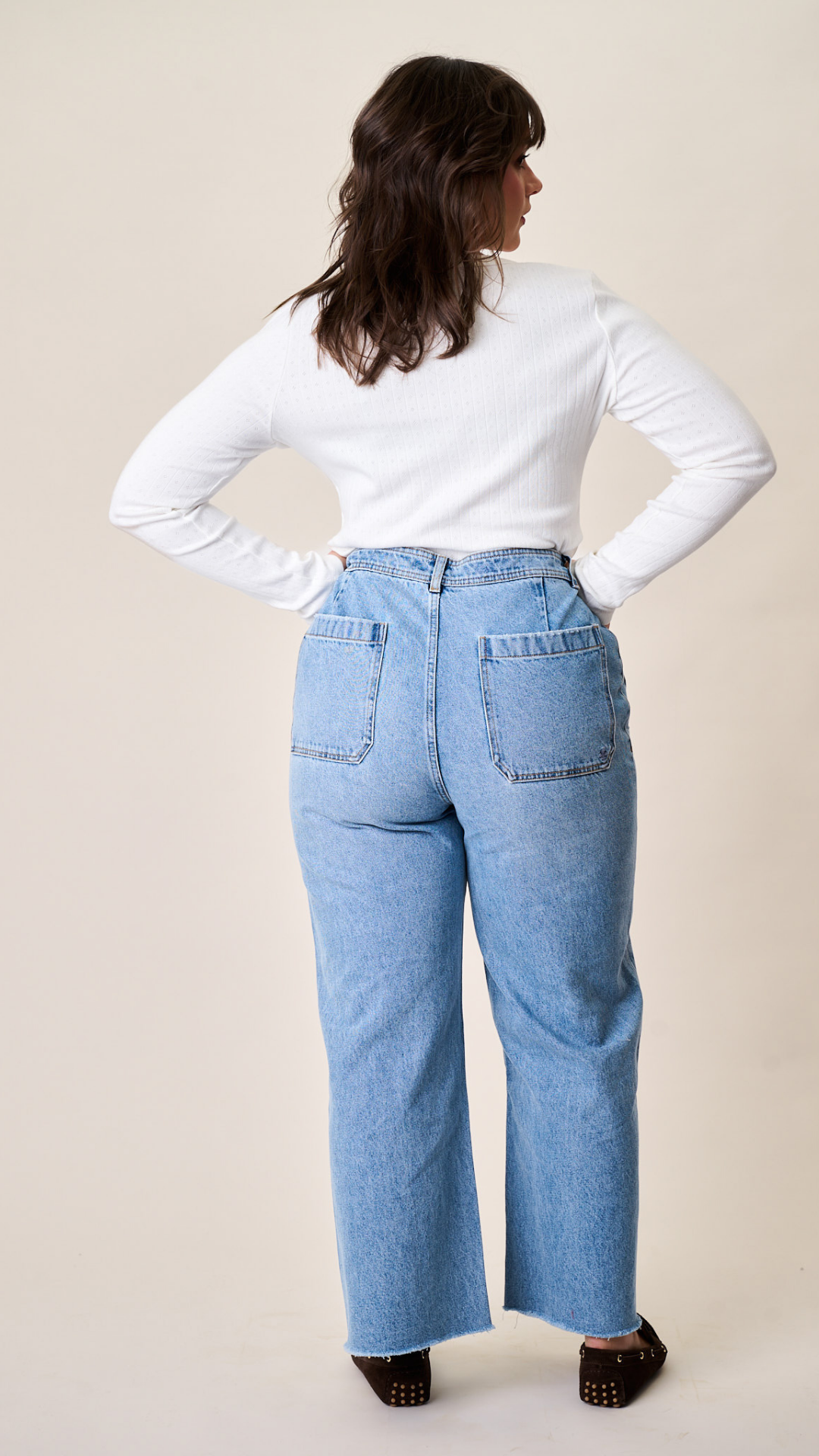 Haven High Rise Wide Leg Jean - Fairfield Wash