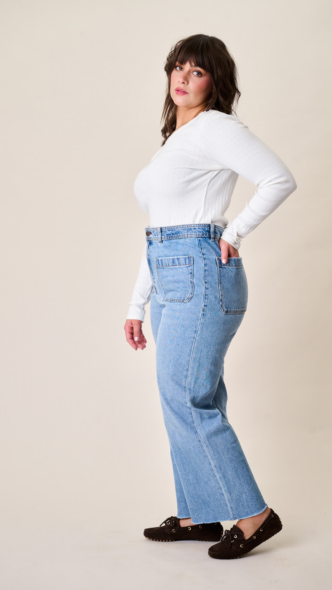 Haven High Rise Wide Leg Jean - Fairfield Wash