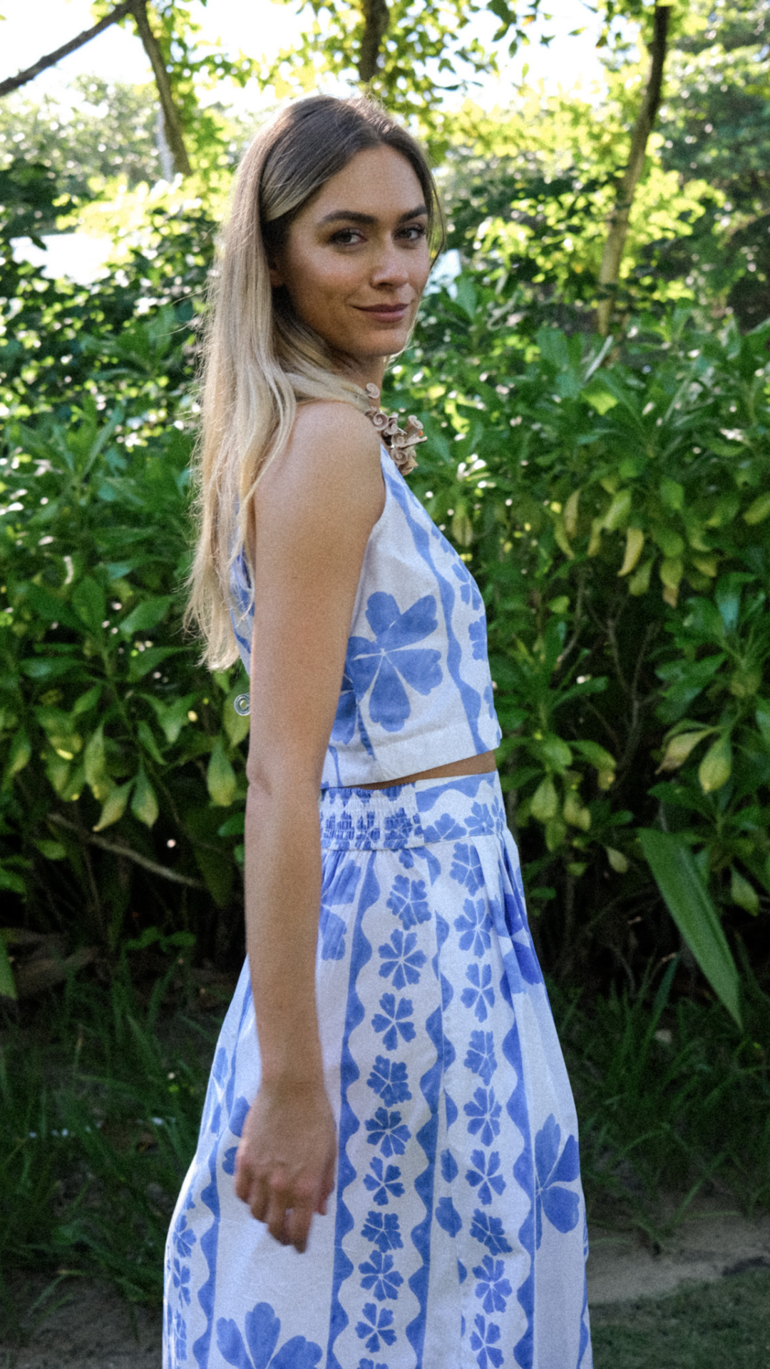 Carsyn Skirt - Sea Dahlia