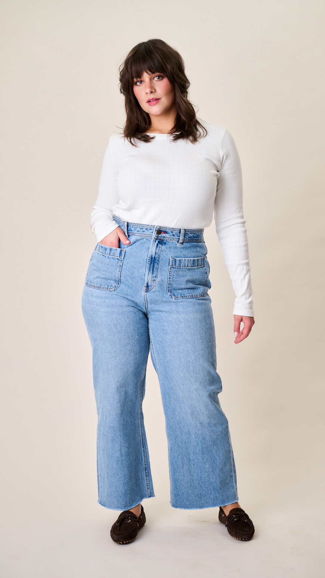 Haven High Rise Wide Leg Jean - Fairfield Wash