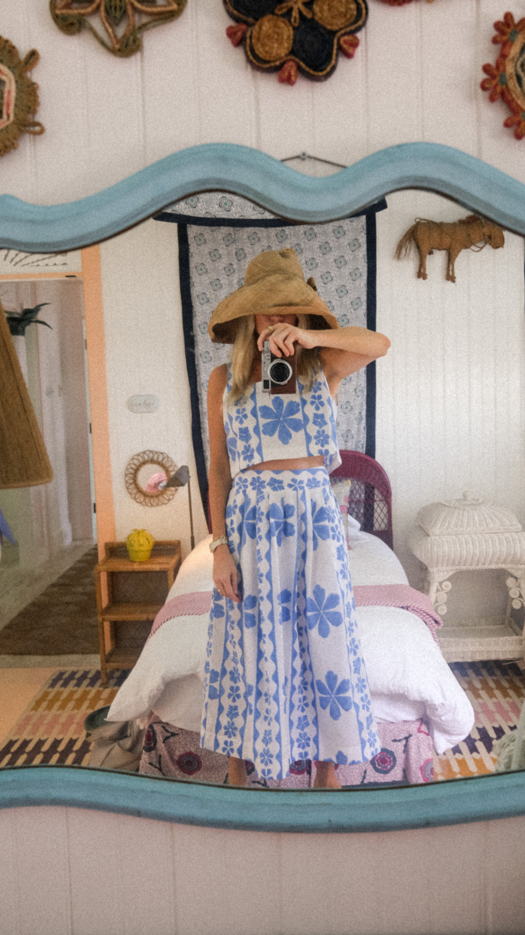 Carsyn Skirt - Sea Dahlia