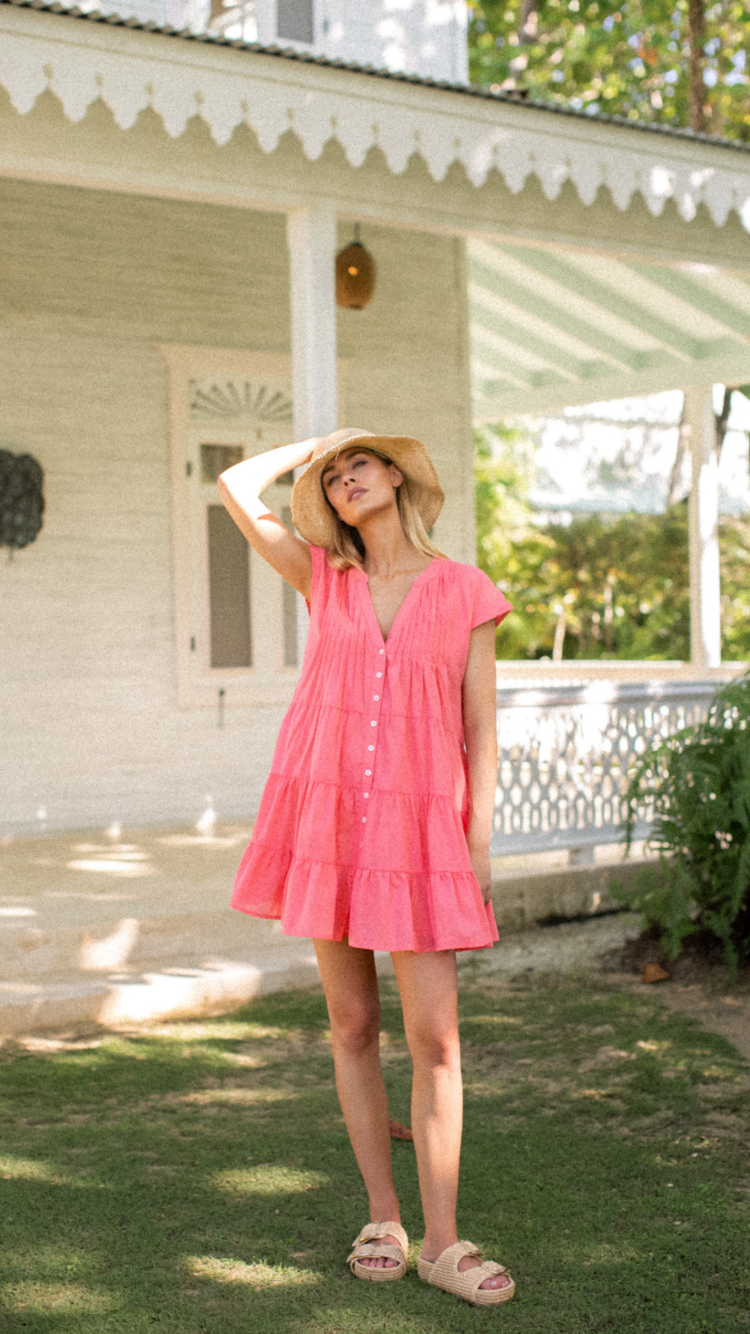 Mackenzie Dress - Coral