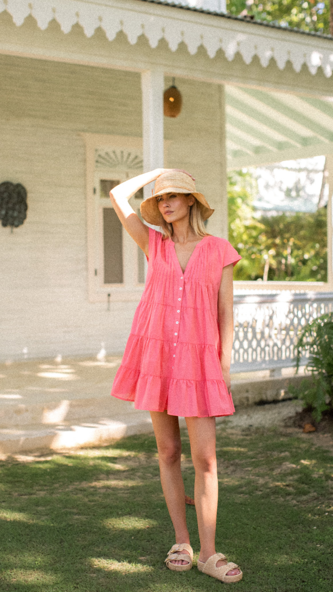 Mackenzie Dress - Coral