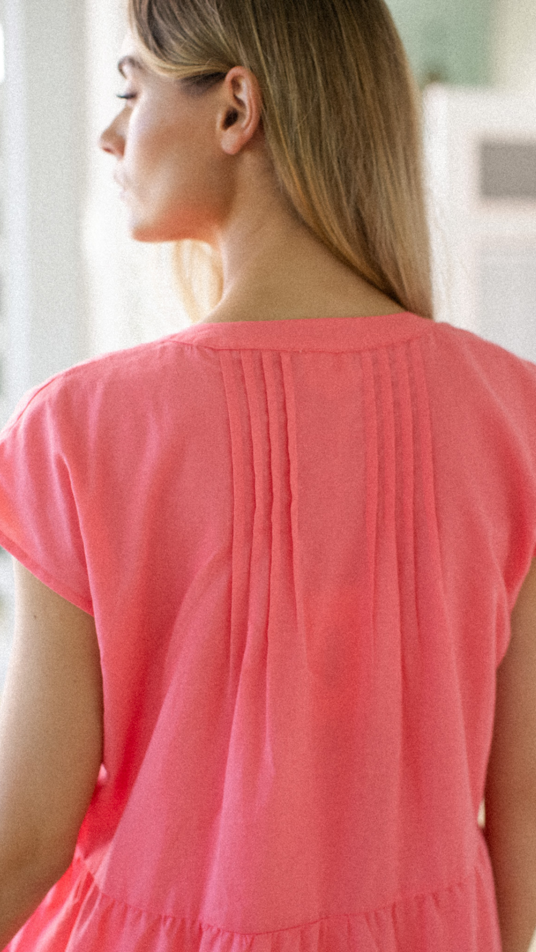 Mackenzie Dress - Coral