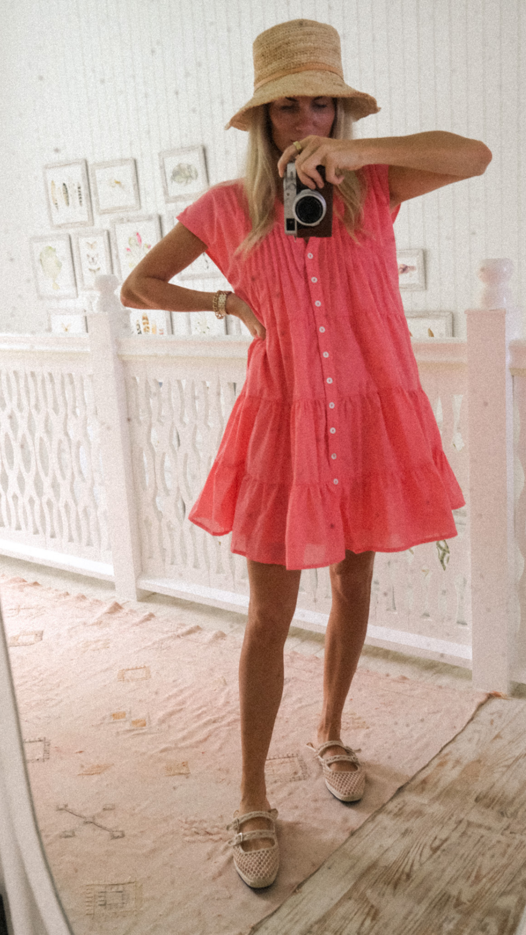 Mackenzie Dress - Coral