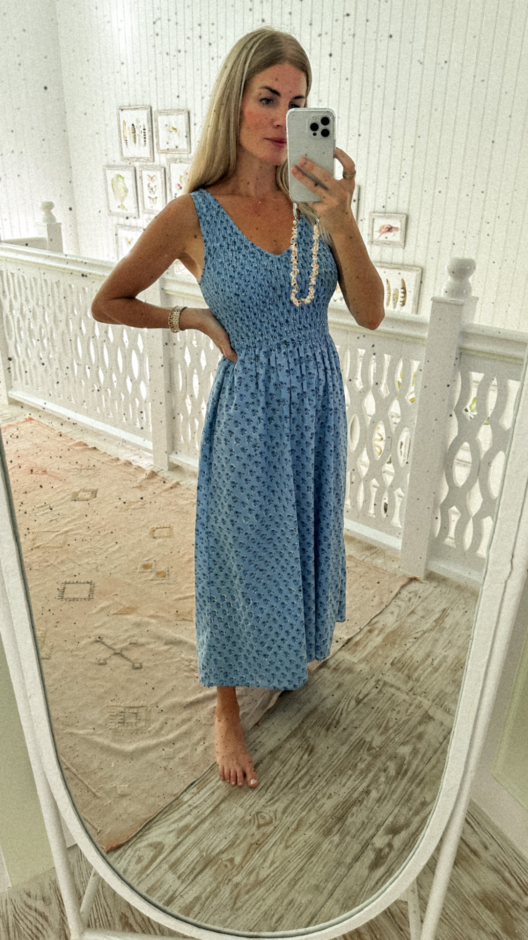 Cora Dress - Atlantic Daisy