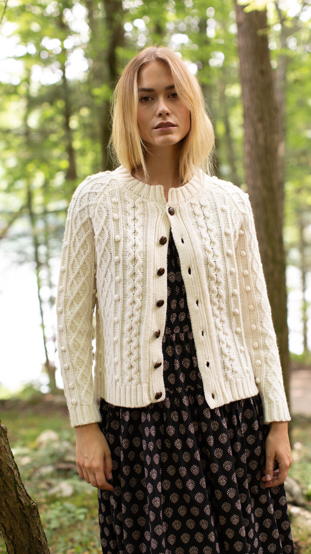 Alexa Cardigan - Ivory