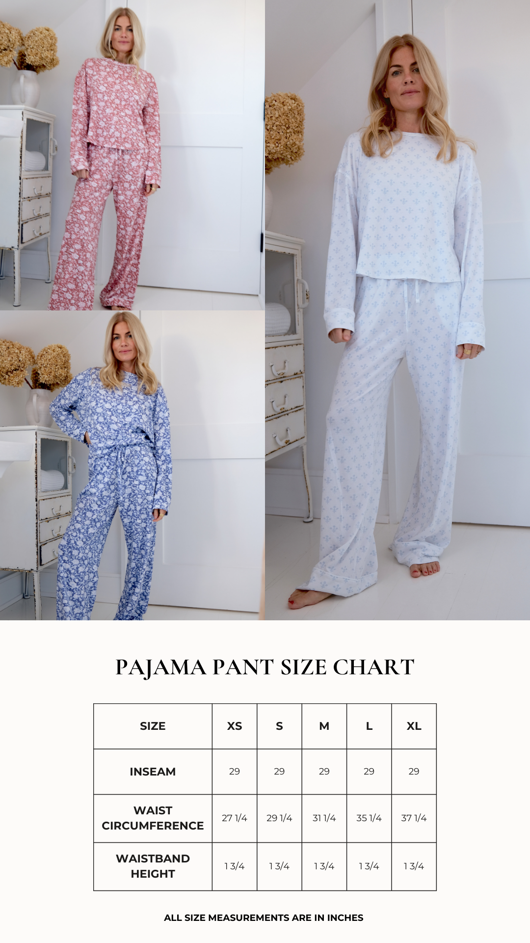 Pajama Set - Ash Rose