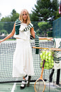 Bridget Cotton-Linen Skirt - Ivory