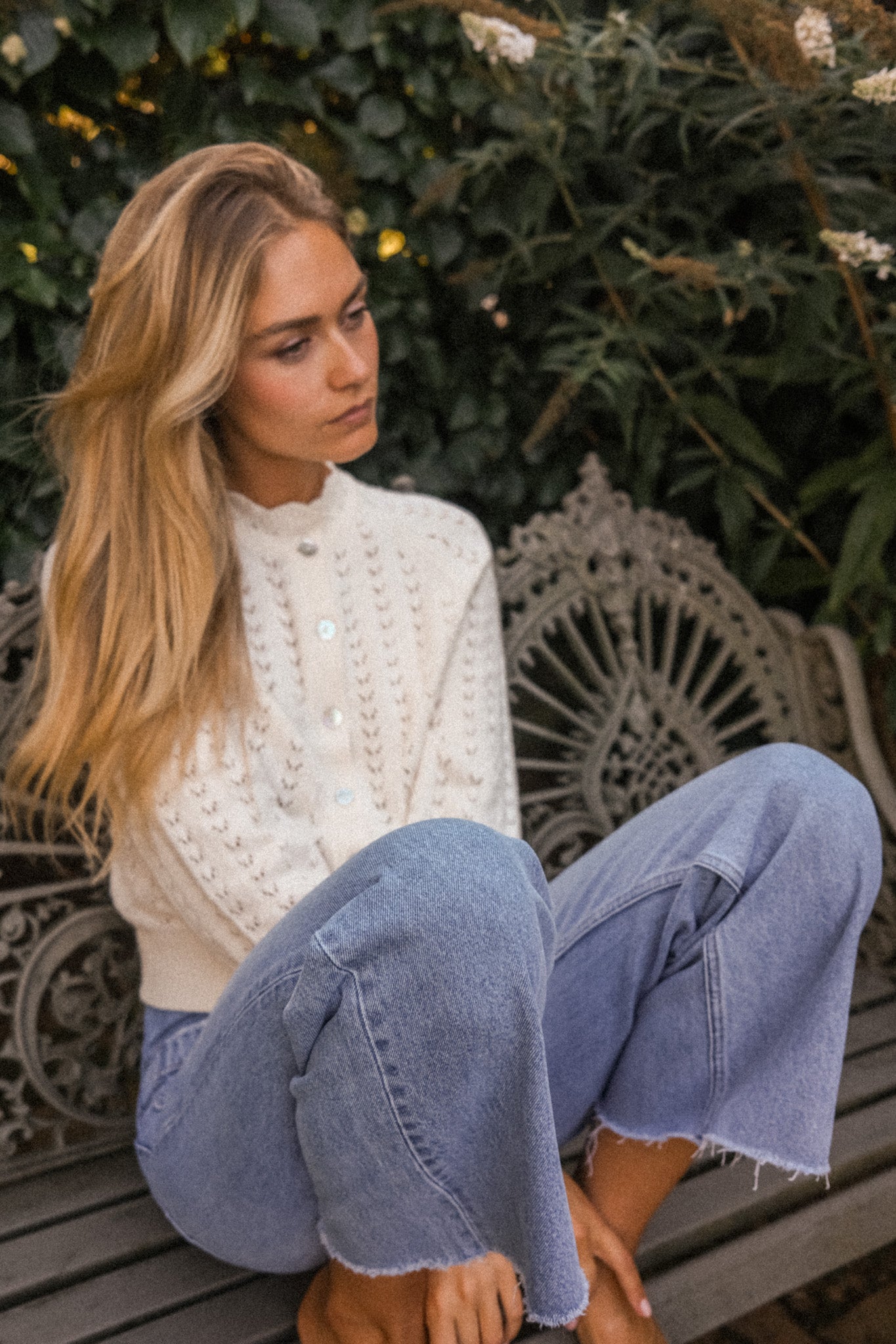 Lucy Cardigan - Ivory – Marea by Liz Joy