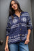 Elin Sweater - Navy/Ivory