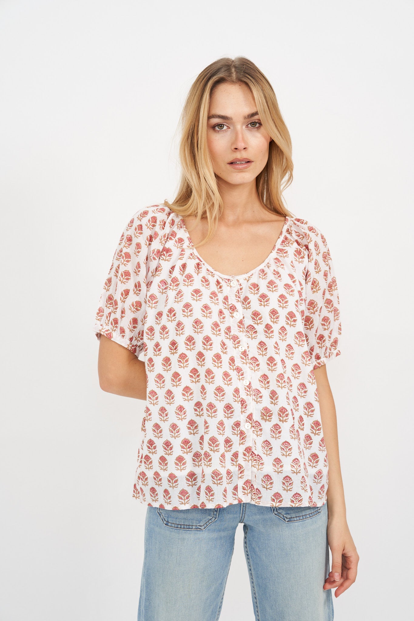 Everly Top - Shell Bordeaux