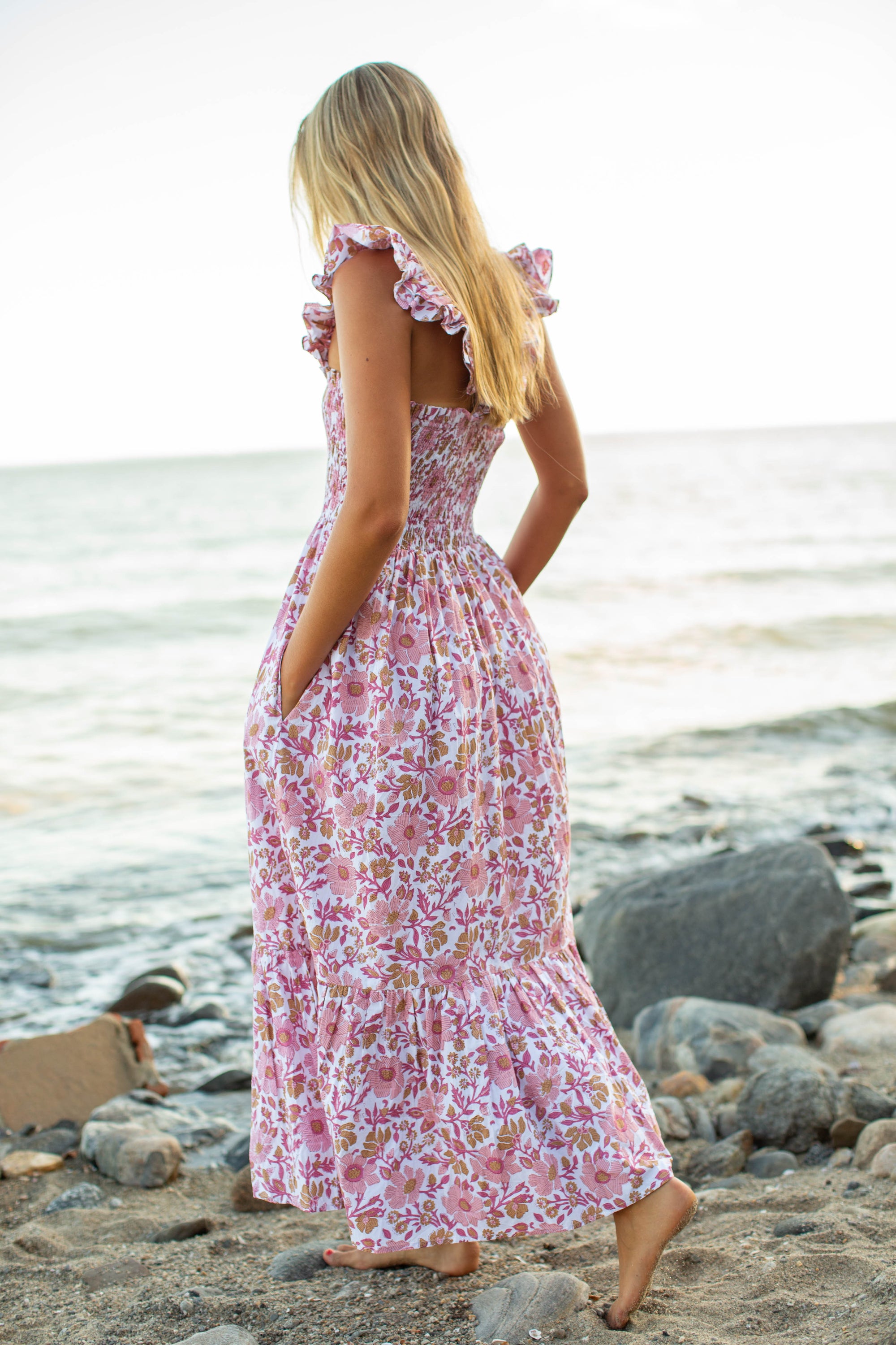 Sasco Dress - Shell Orsay Floral