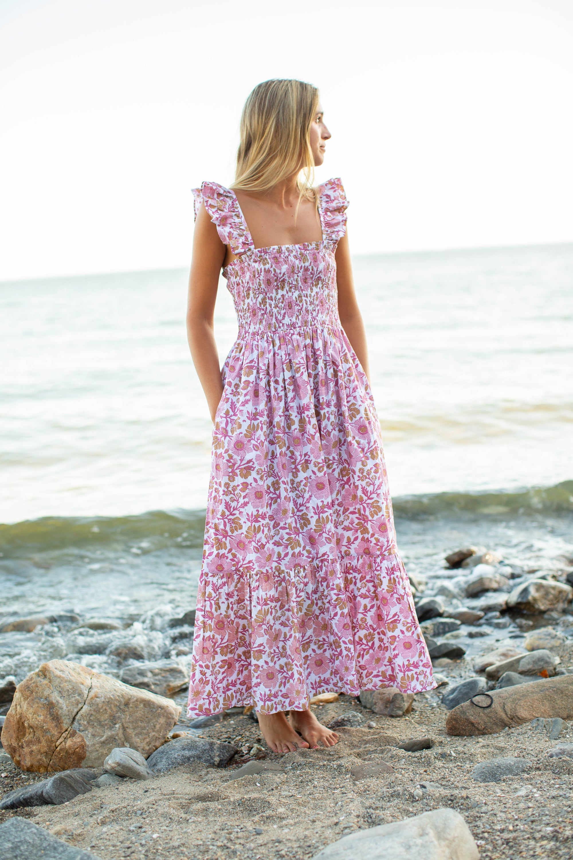 Sasco Dress - Shell Orsay Floral