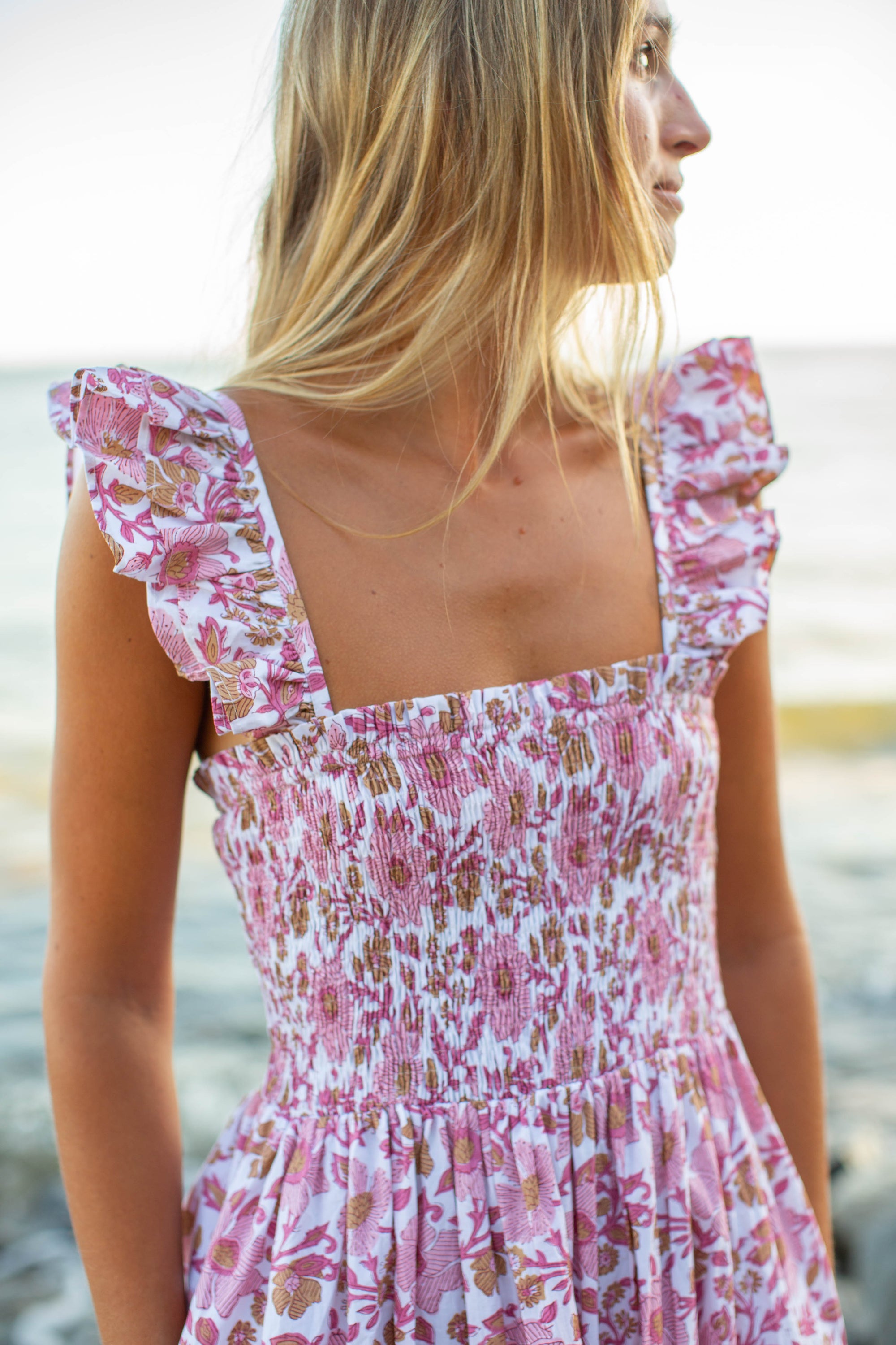 Sasco Dress - Shell Orsay Floral