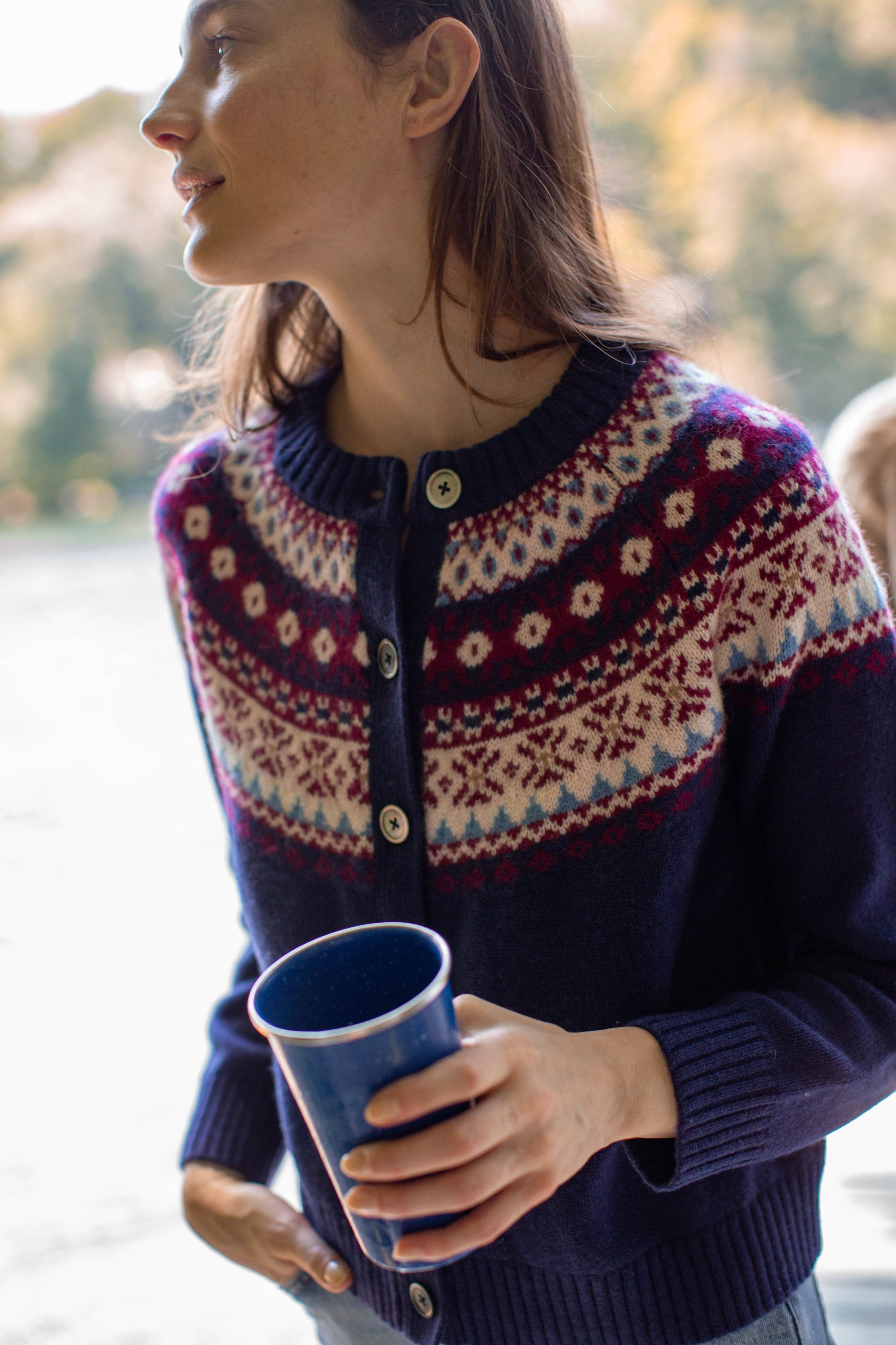 Louise Fairisle Cardigan