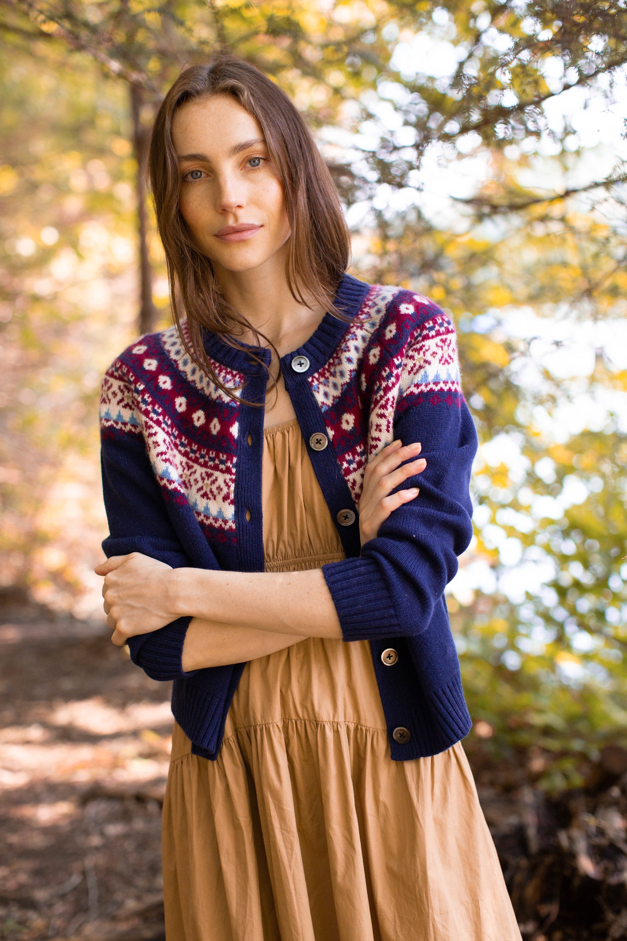 Louise Fairisle Cardigan