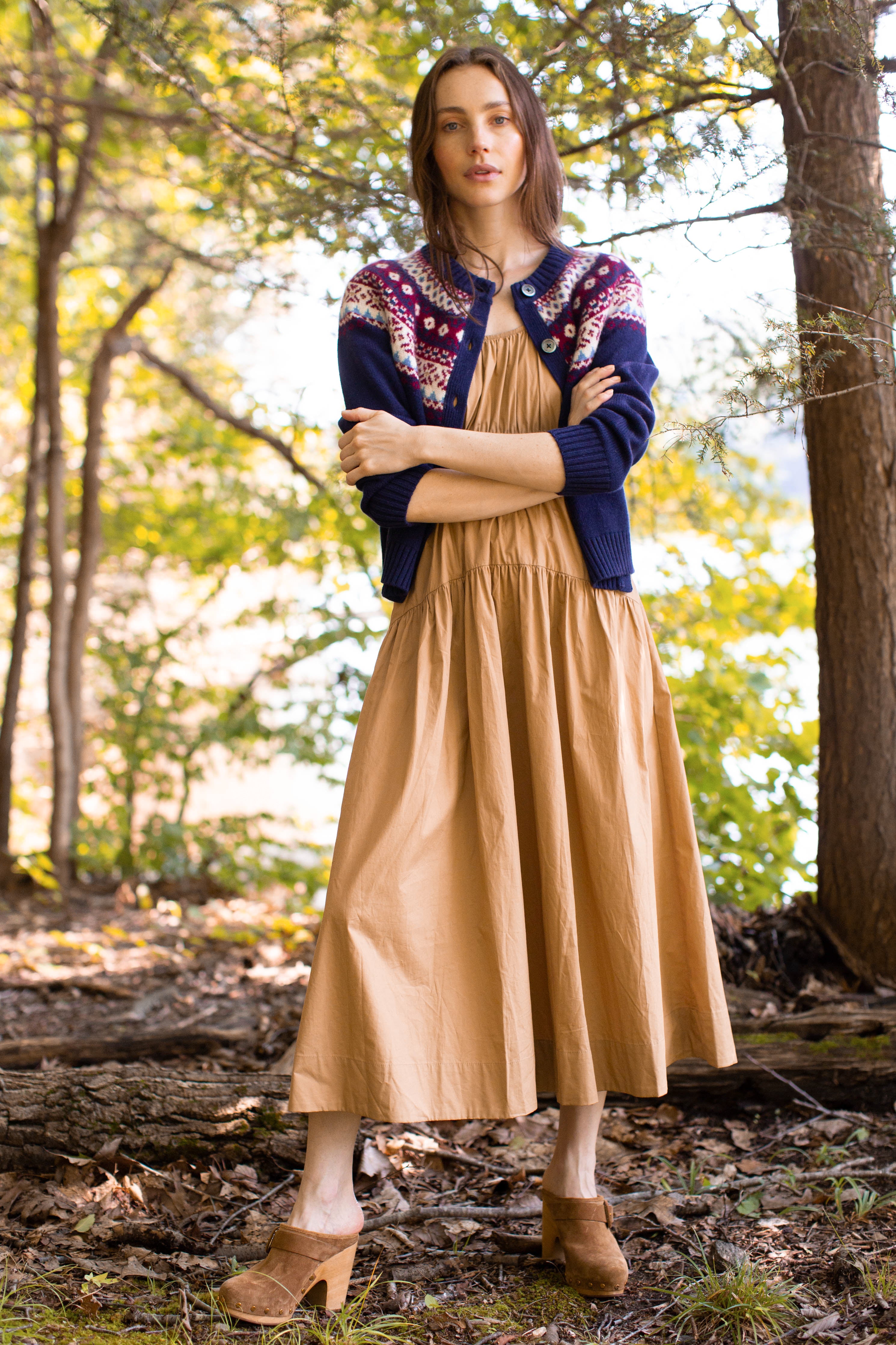 Jane Dress - Camel – Marea by Liz Joy