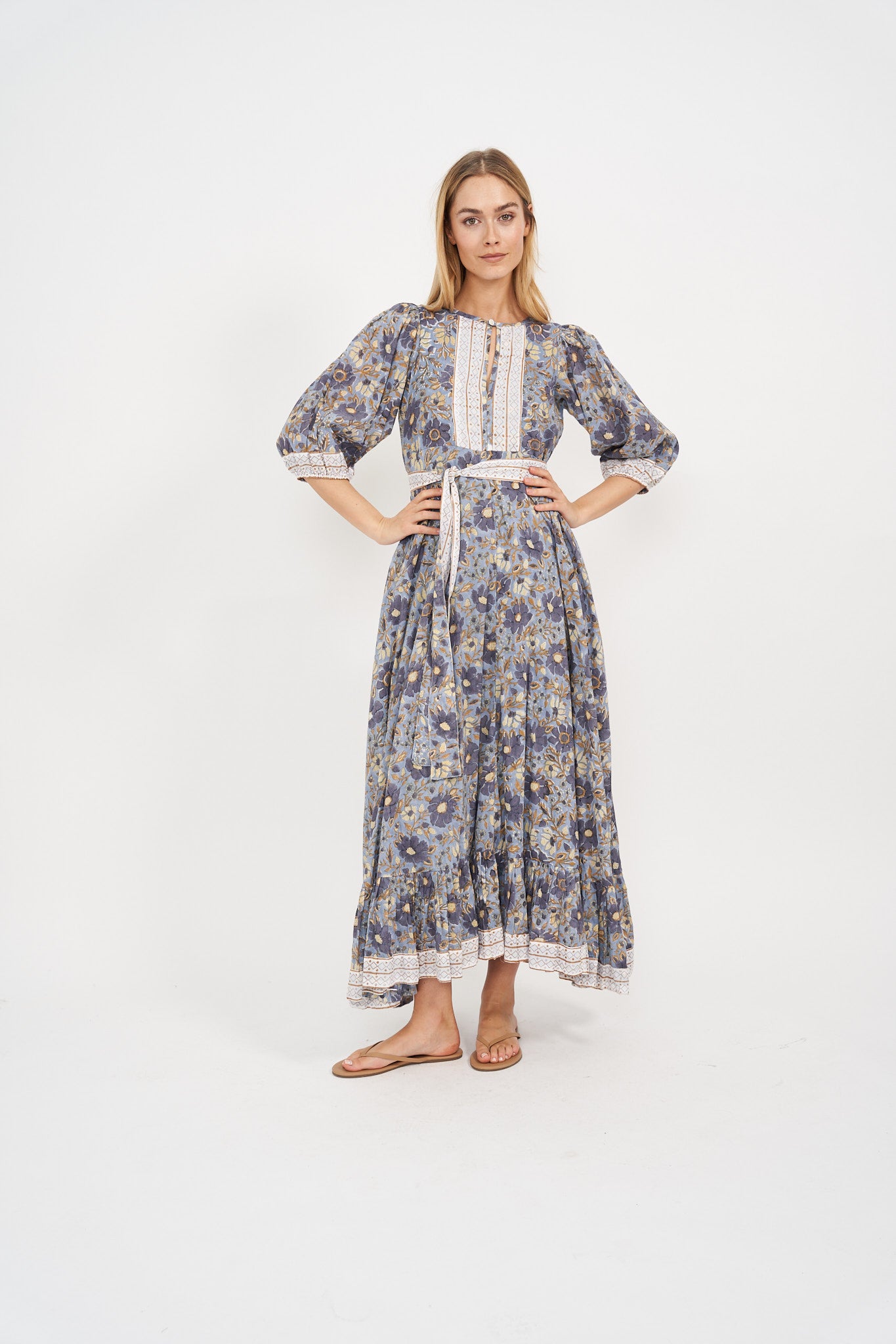 House Dress - Orsay Floral Blue Indigo