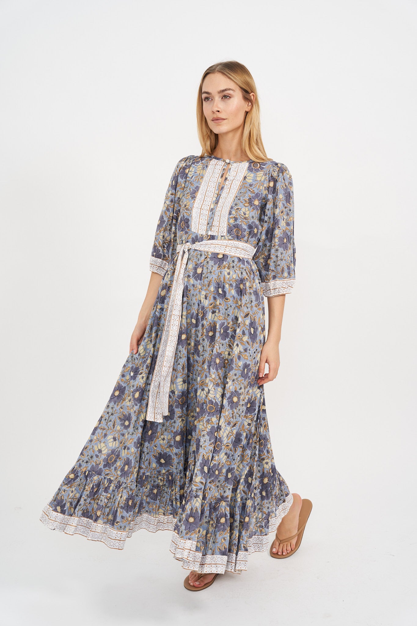 House Dress - Orsay Floral Blue Indigo