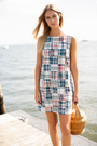 Madras Shift Dress