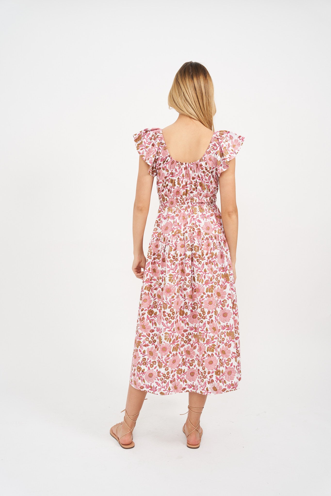 Jane Dress - Shell Orsay Floral