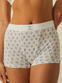Boxer Shorts - Blue Marea Flower Sprig
