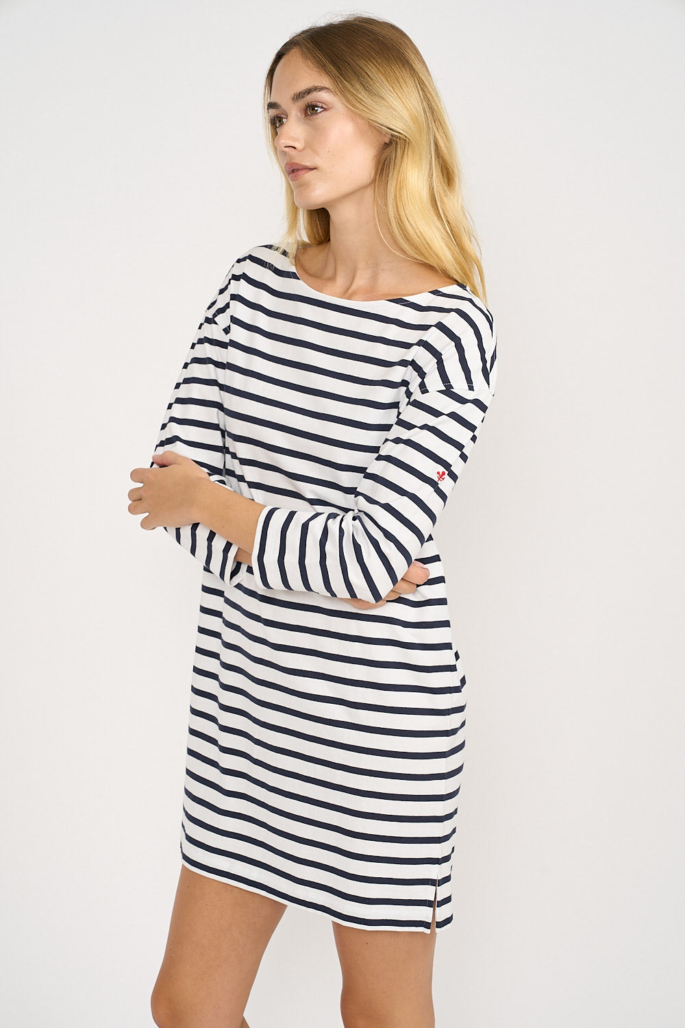 Mariner Dress - Navy/White