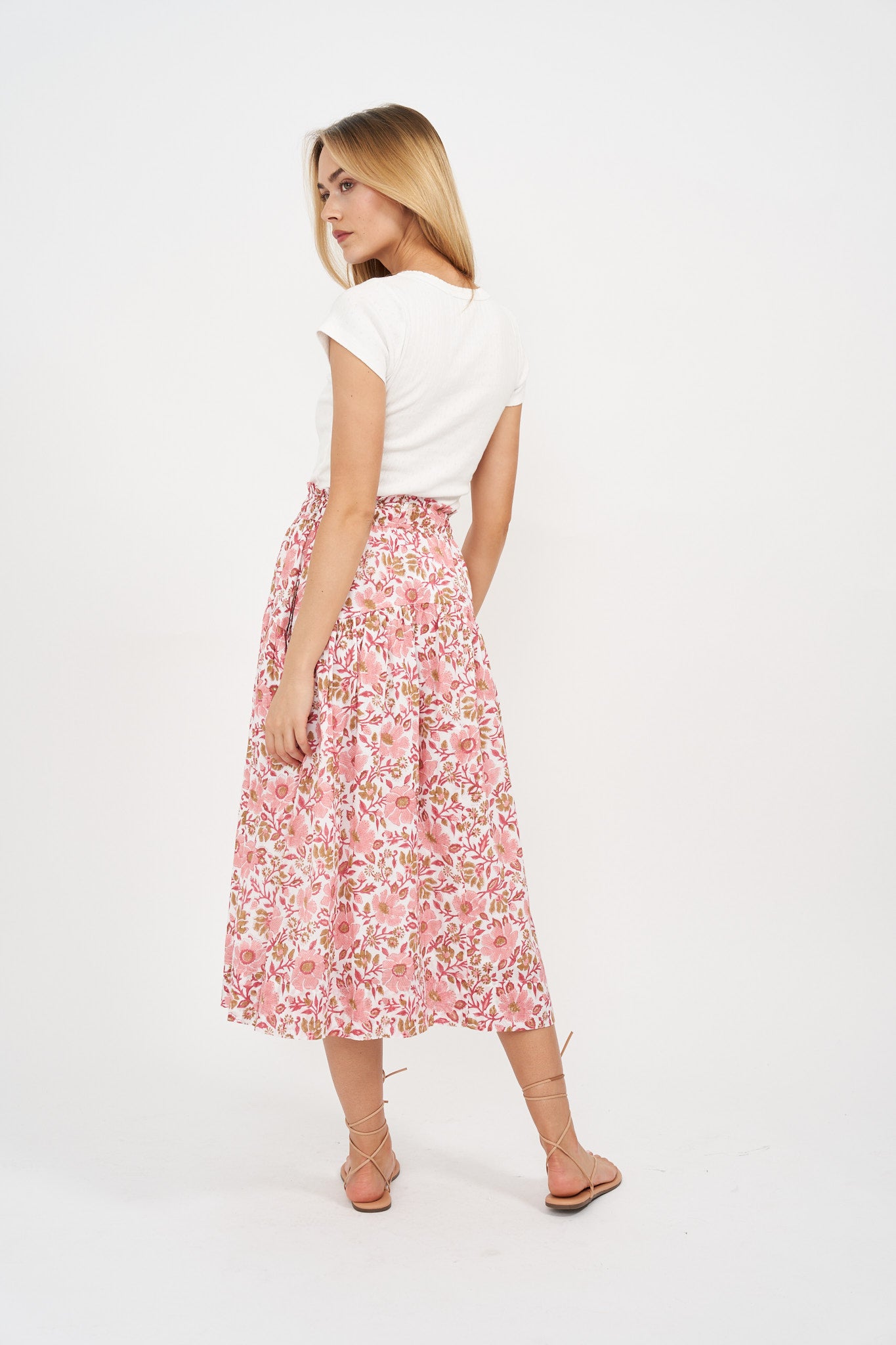 Louisa Skirt - Shell Orsay Floral