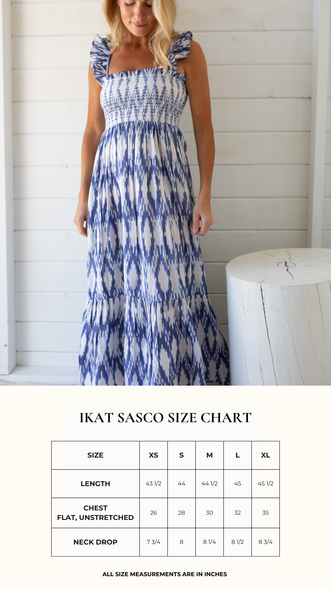 Sasco Dress - Ikat