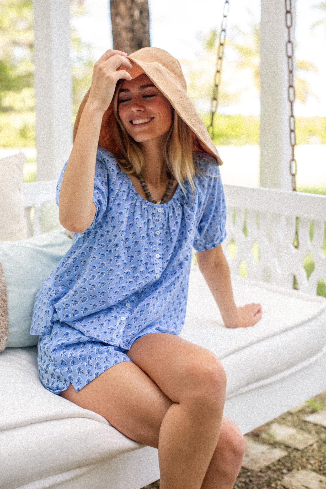 Everly Top - Atlantic Daisy