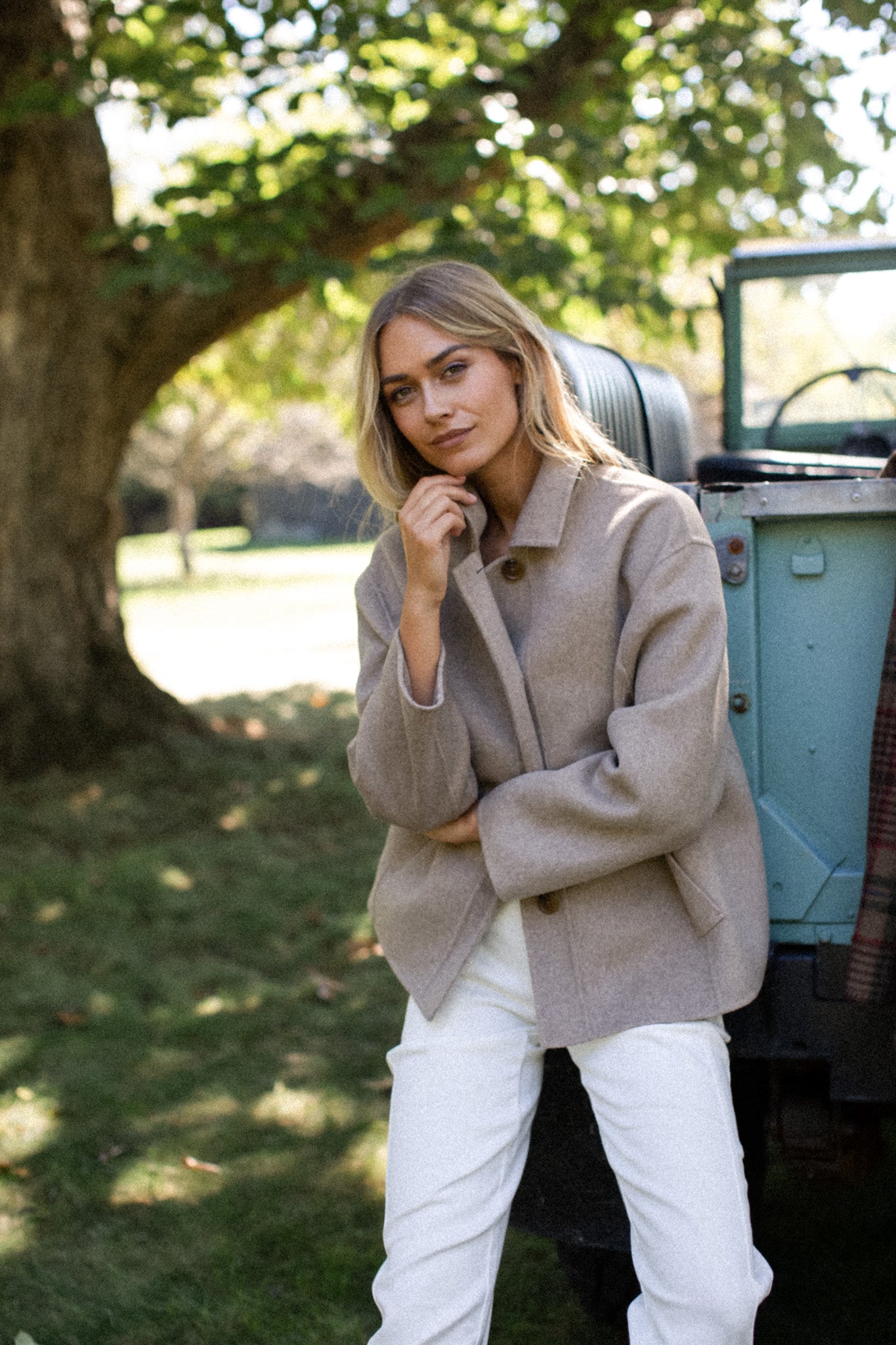 Ellis Coat - Oatmeal Heather