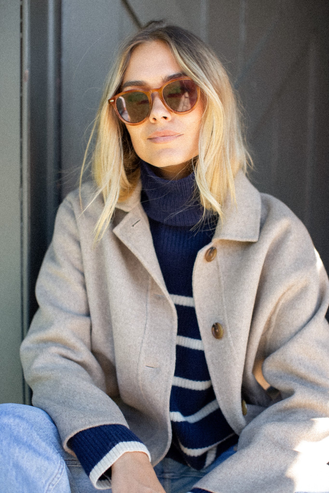 Ellis Coat - Oatmeal Heather