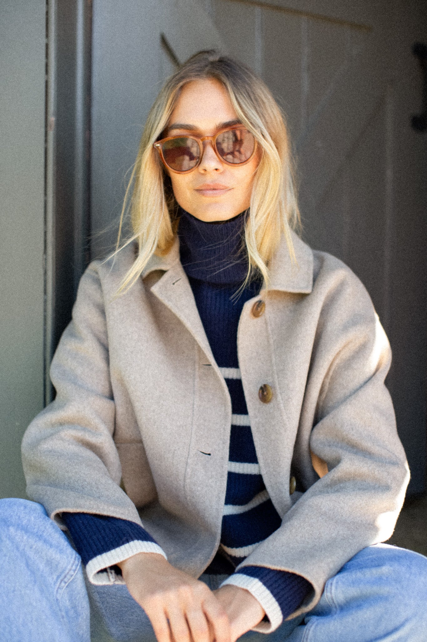 Ellis Coat - Oatmeal Heather