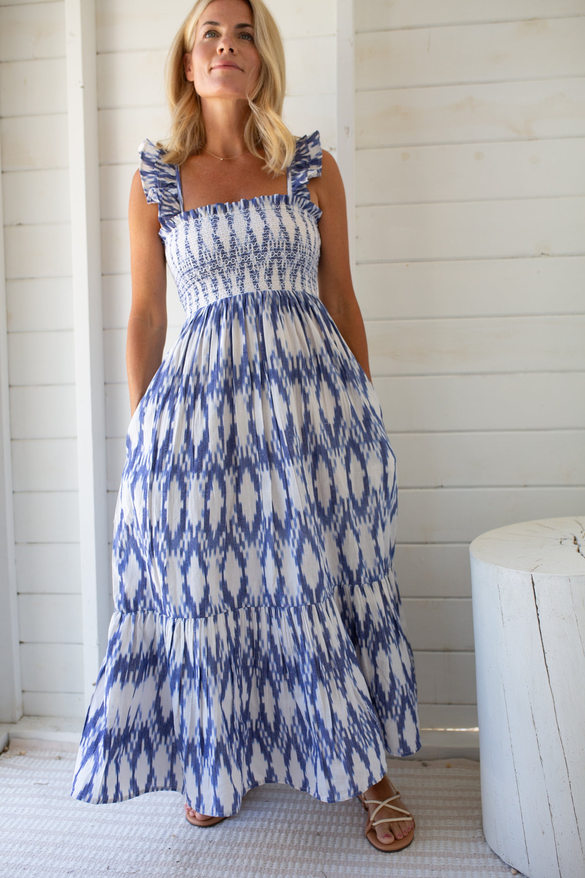 Sasco Dress - Ikat