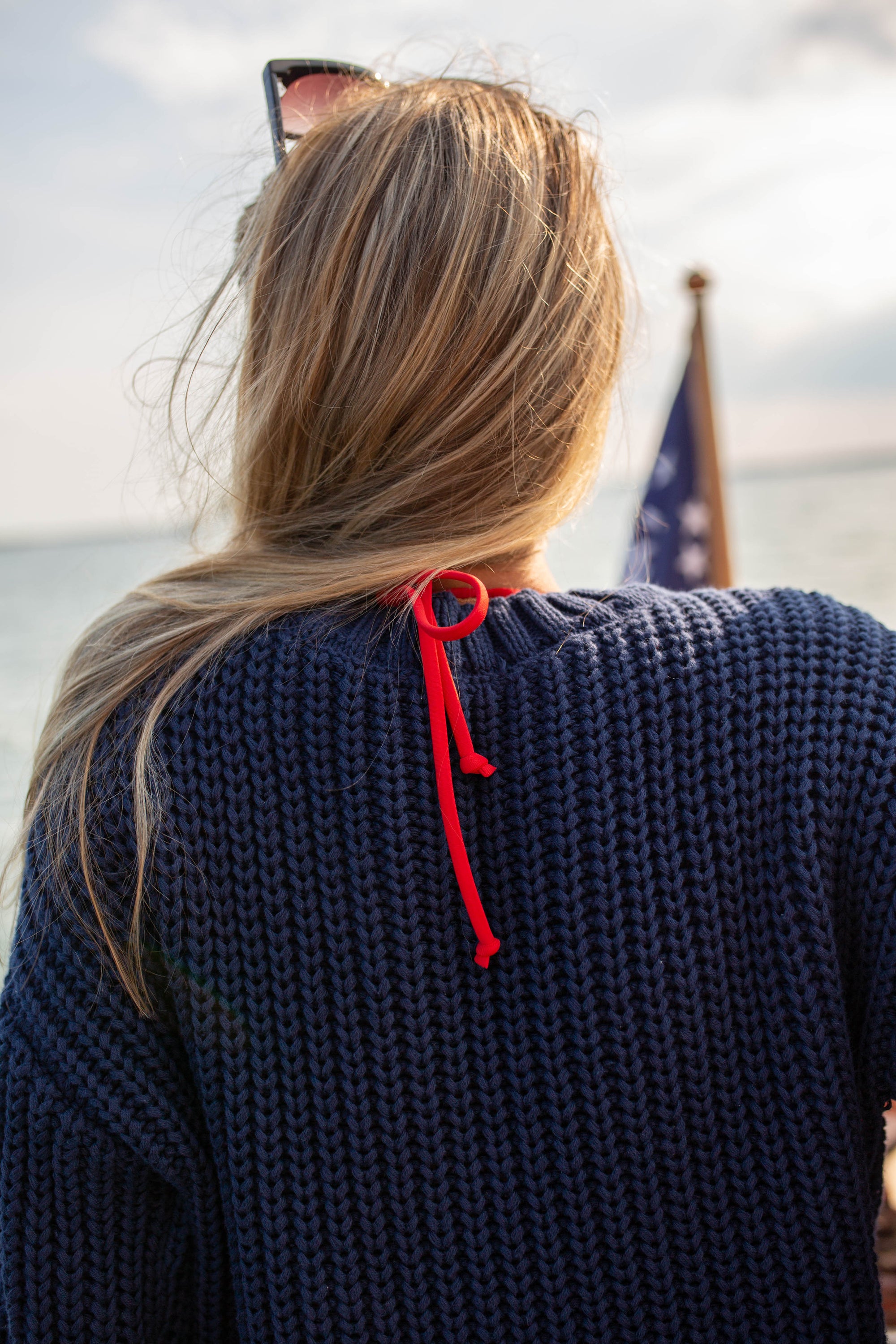 Beach Sweater - Navy