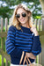 Lake Sweater - Navy/Tidal Blue Stripe