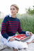 Lake Sweater - Navy/Red Stripe