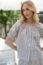 Everly Top - Dune Gingham