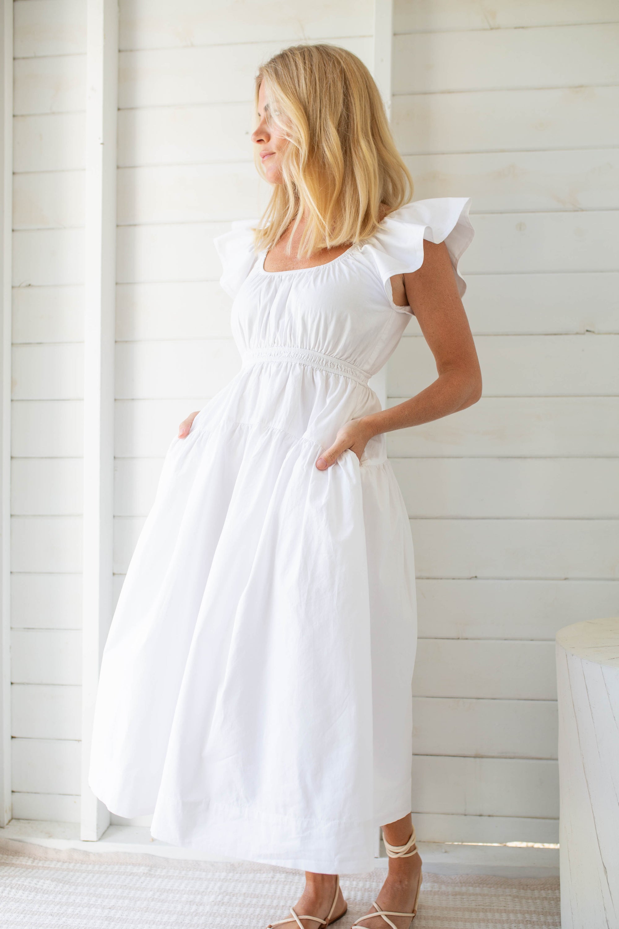 Jane Dress - White