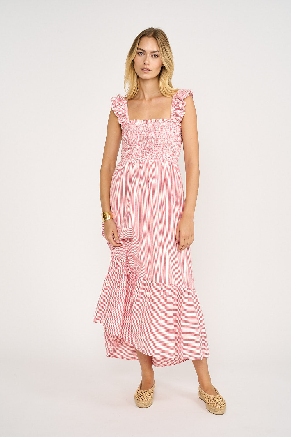 Sasco Dress - Red/White Stripe