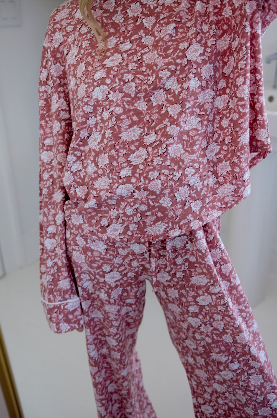 Pajama Set - Ash Rose