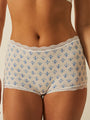 Hipster Brief - Blue Marea Flower Sprig