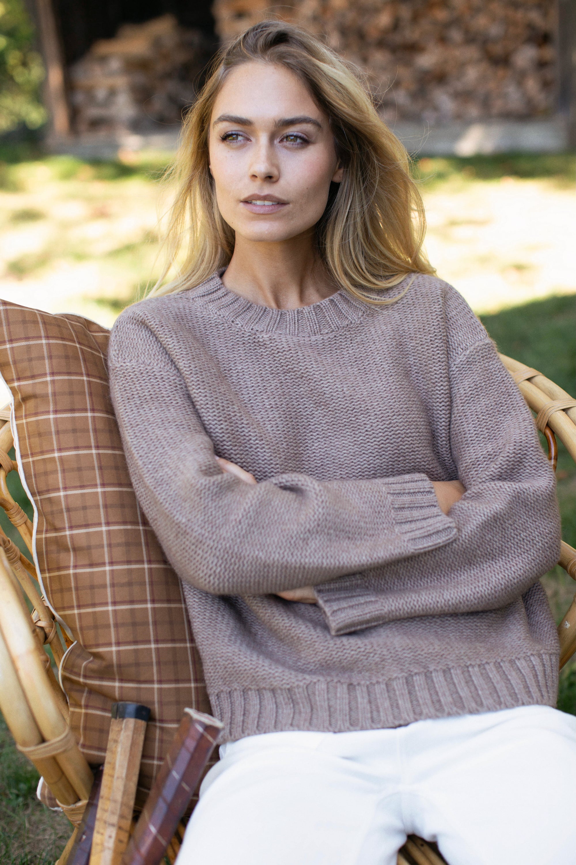 Winter Beach Sweater - Mocha
