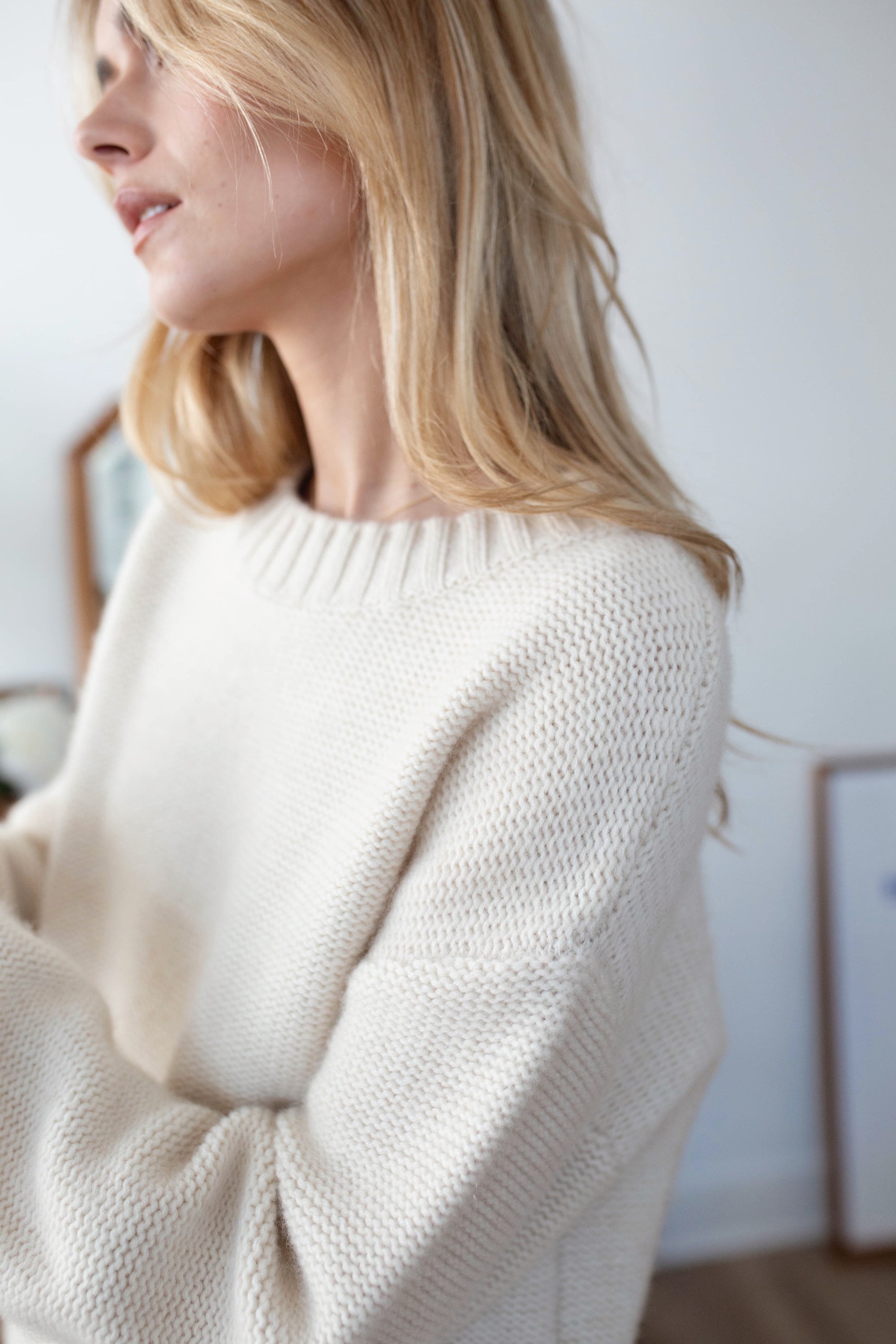 Winter Beach Sweater - Ivory